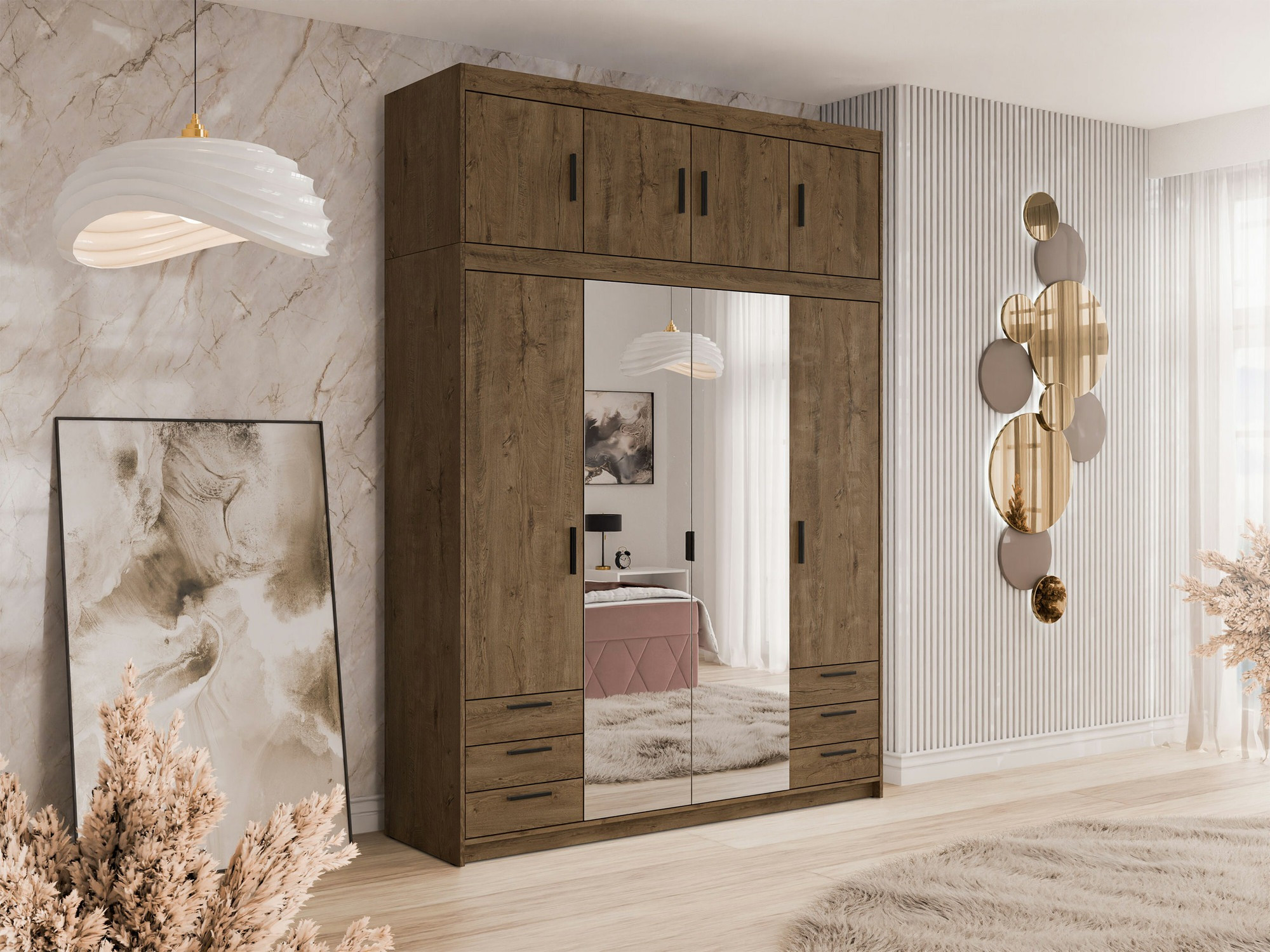 Kledingkast Novduni 120 (Lefkas eik)