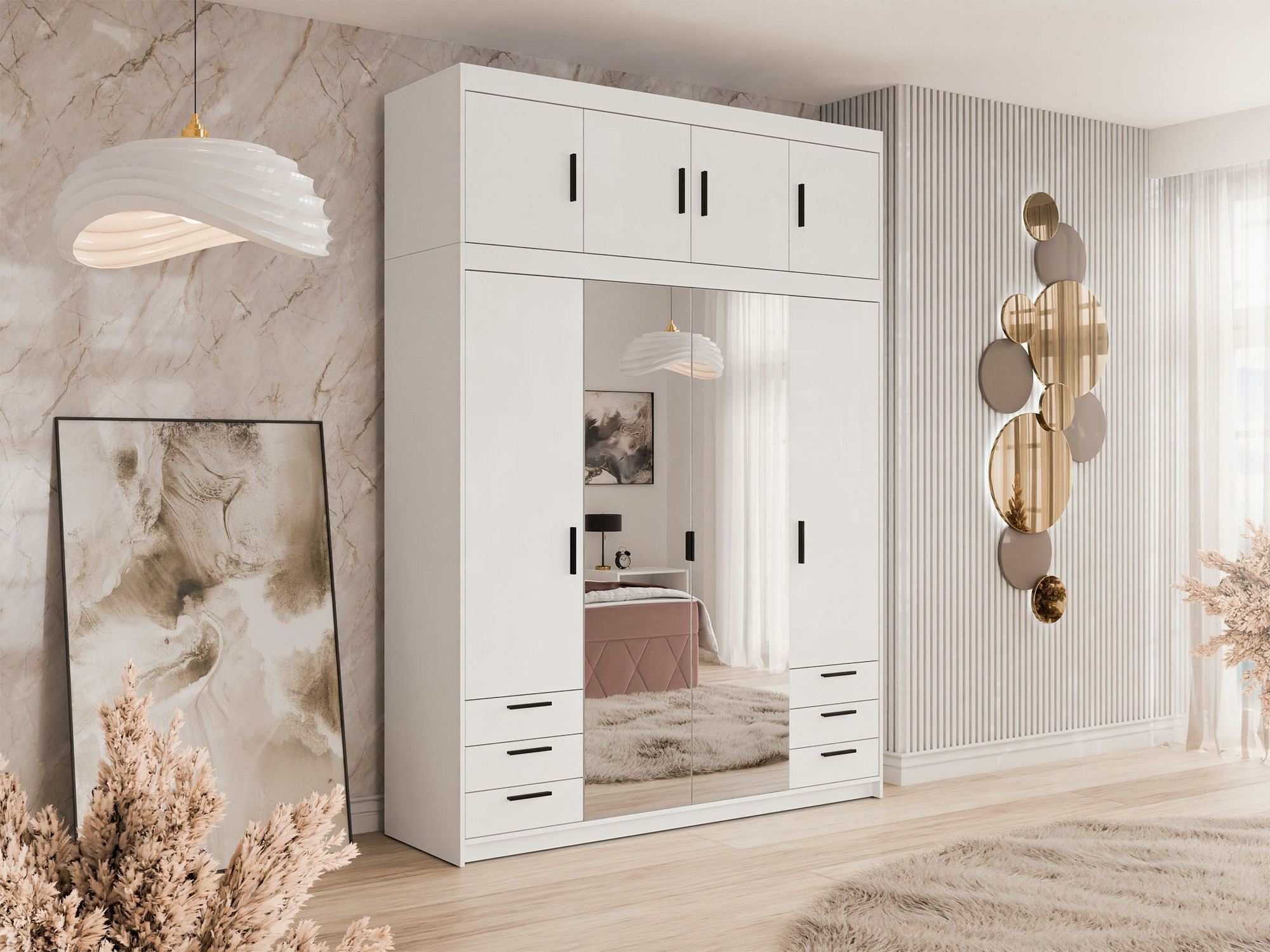 Kledingkast Novduni 120 (Wit)