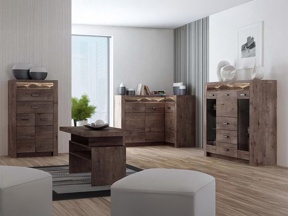 Ladekast Serfeno 103 (Donker essen)