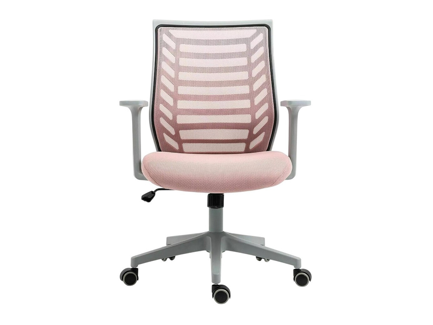 Bureaustoel Detroit 694 (Grijs + Roze)