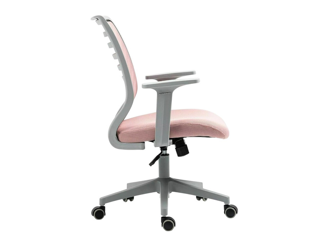Bureaustoel Detroit 694 (Grijs + Roze)