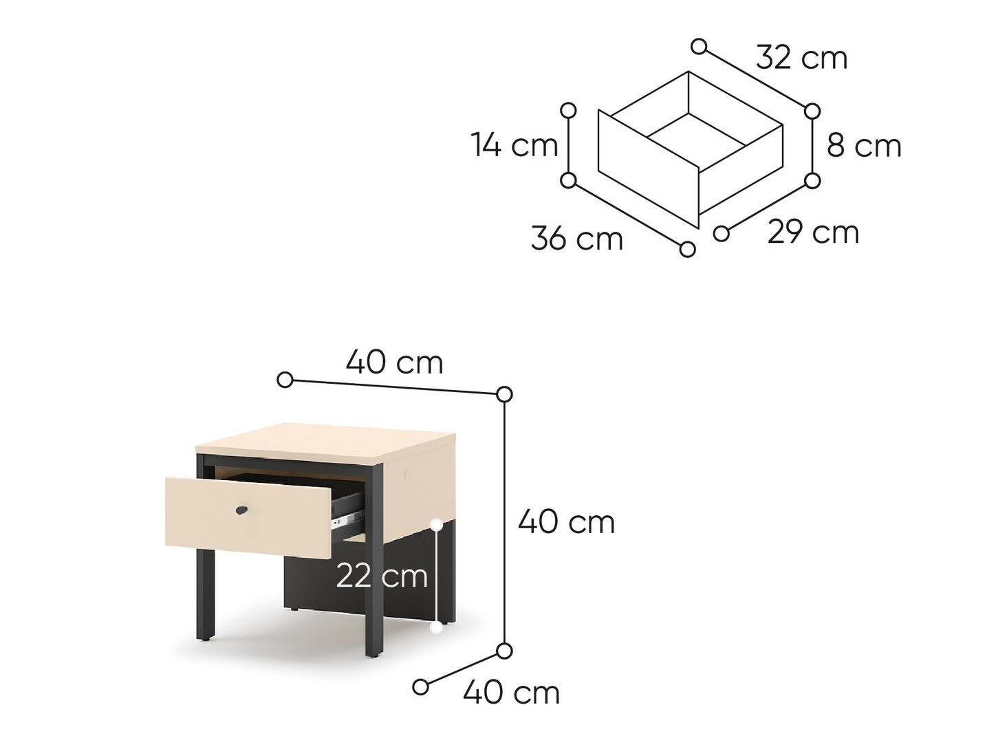 Nachtkastje Virmoro 103