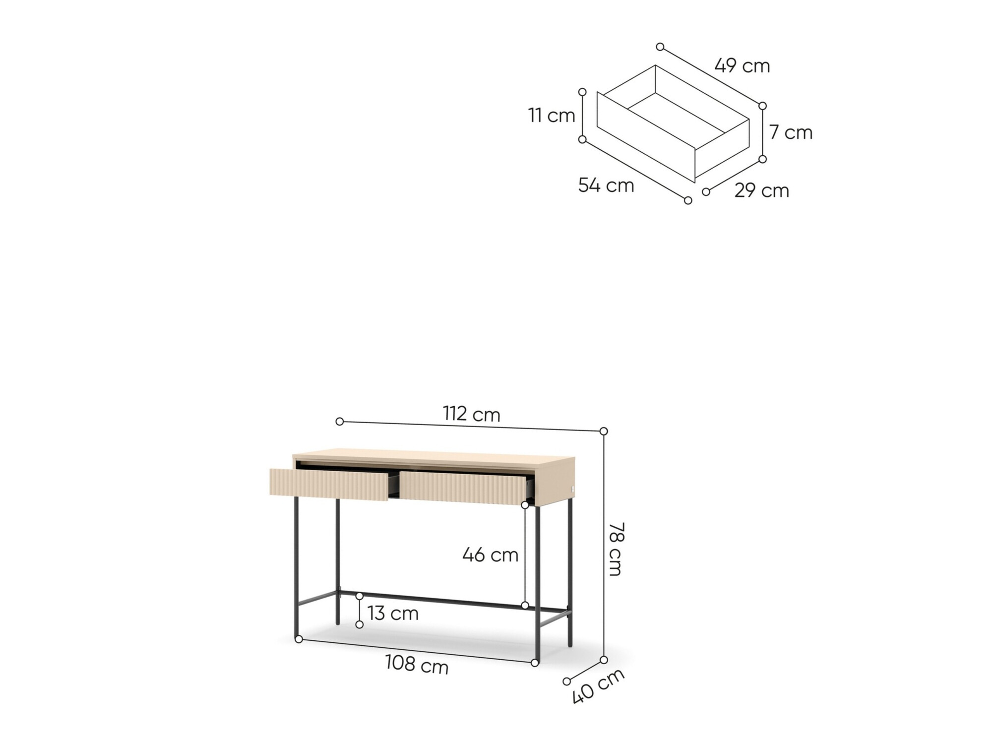 Consoletafel Lorfera 108