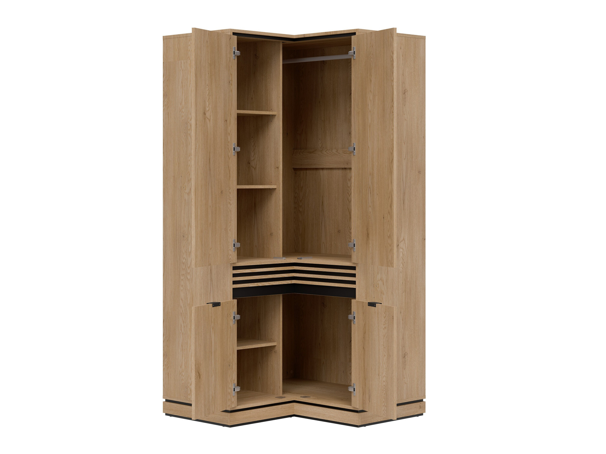 Hoekkledingkast Cavtole 110