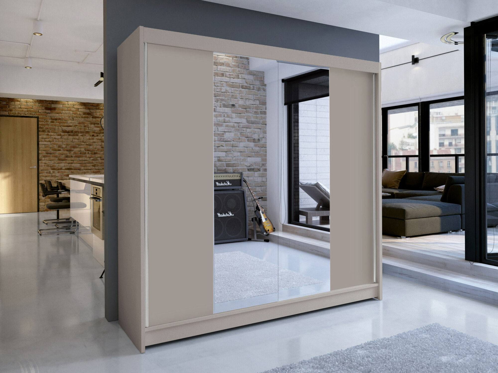 Kledingkast Closico 138 (Kasjmier)