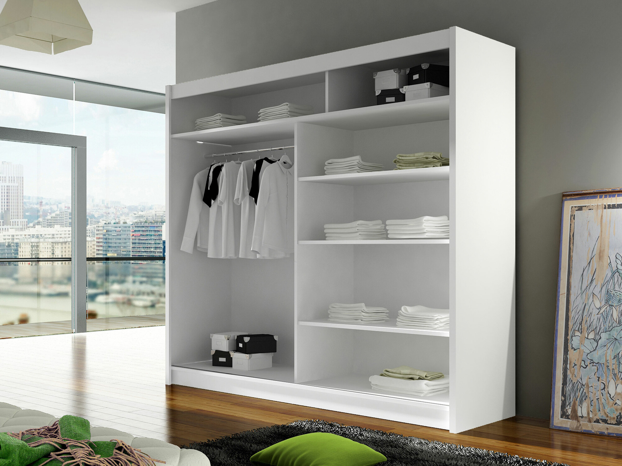 Kledingkast Closico 138 (Kasjmier)