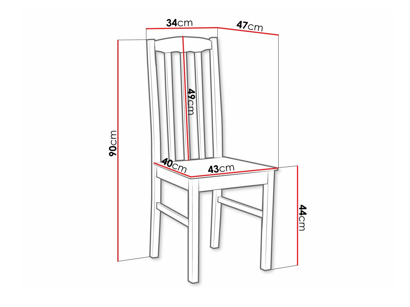 Stoel Victorville 367 (Zwart)