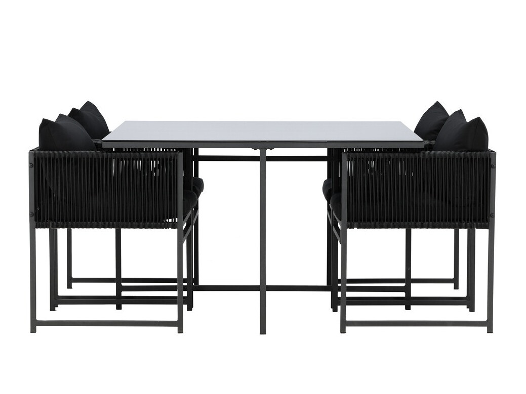 Tafel en stoelen set Dallas 4736