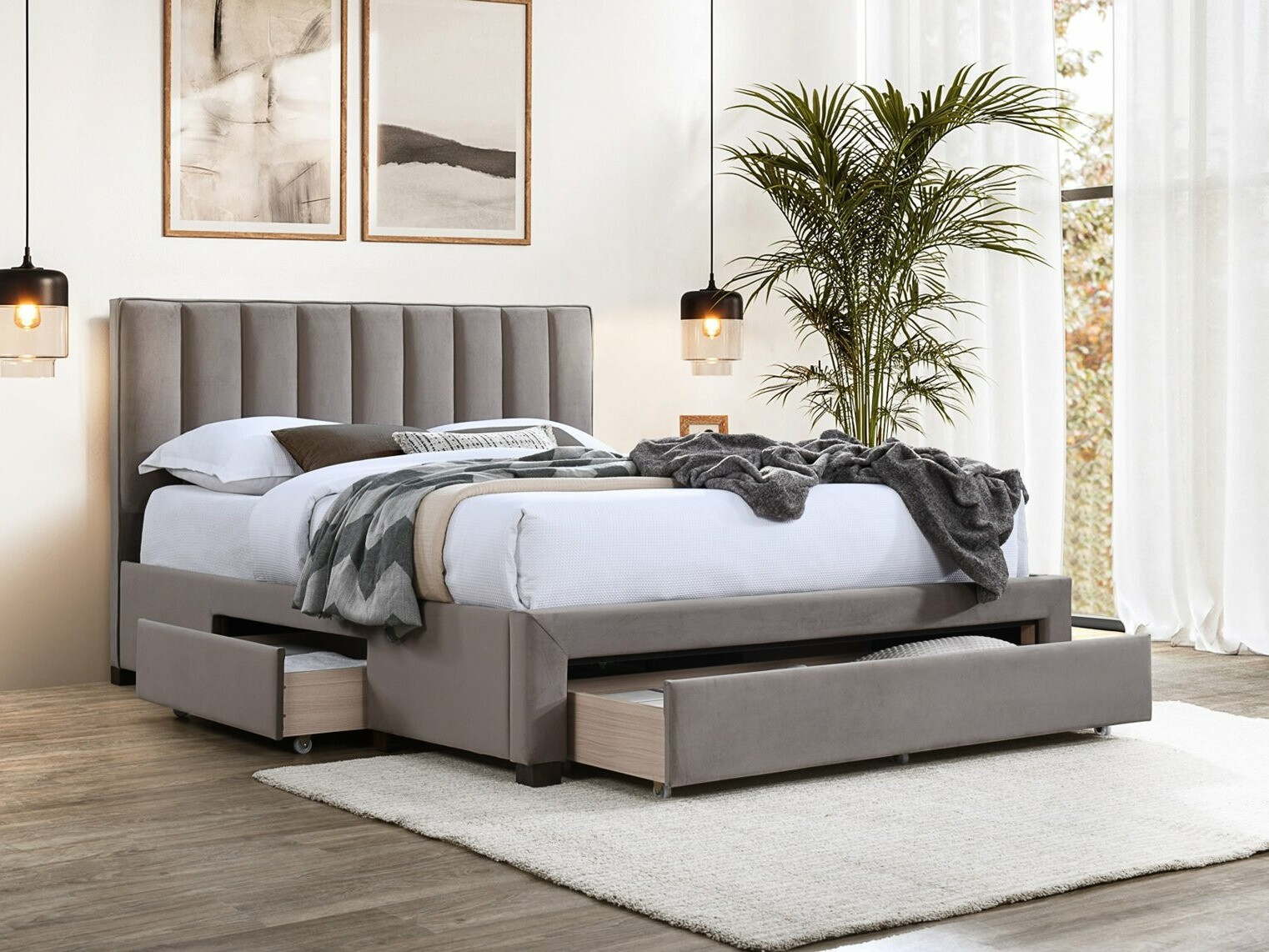 Bed Houston 869 (Taupe)