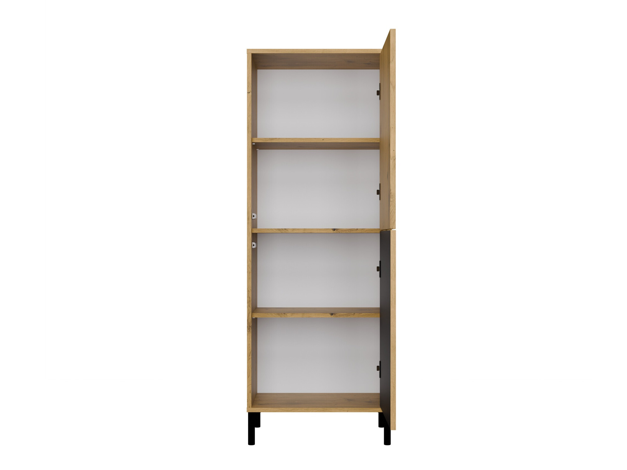 Boekenkast Orlsone 103 (Artisan eiken + Zwart)