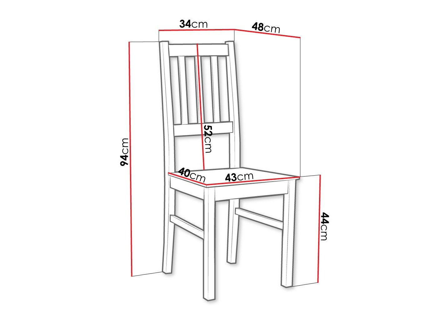 Stoel Victorville 114 (Sonoma eik)