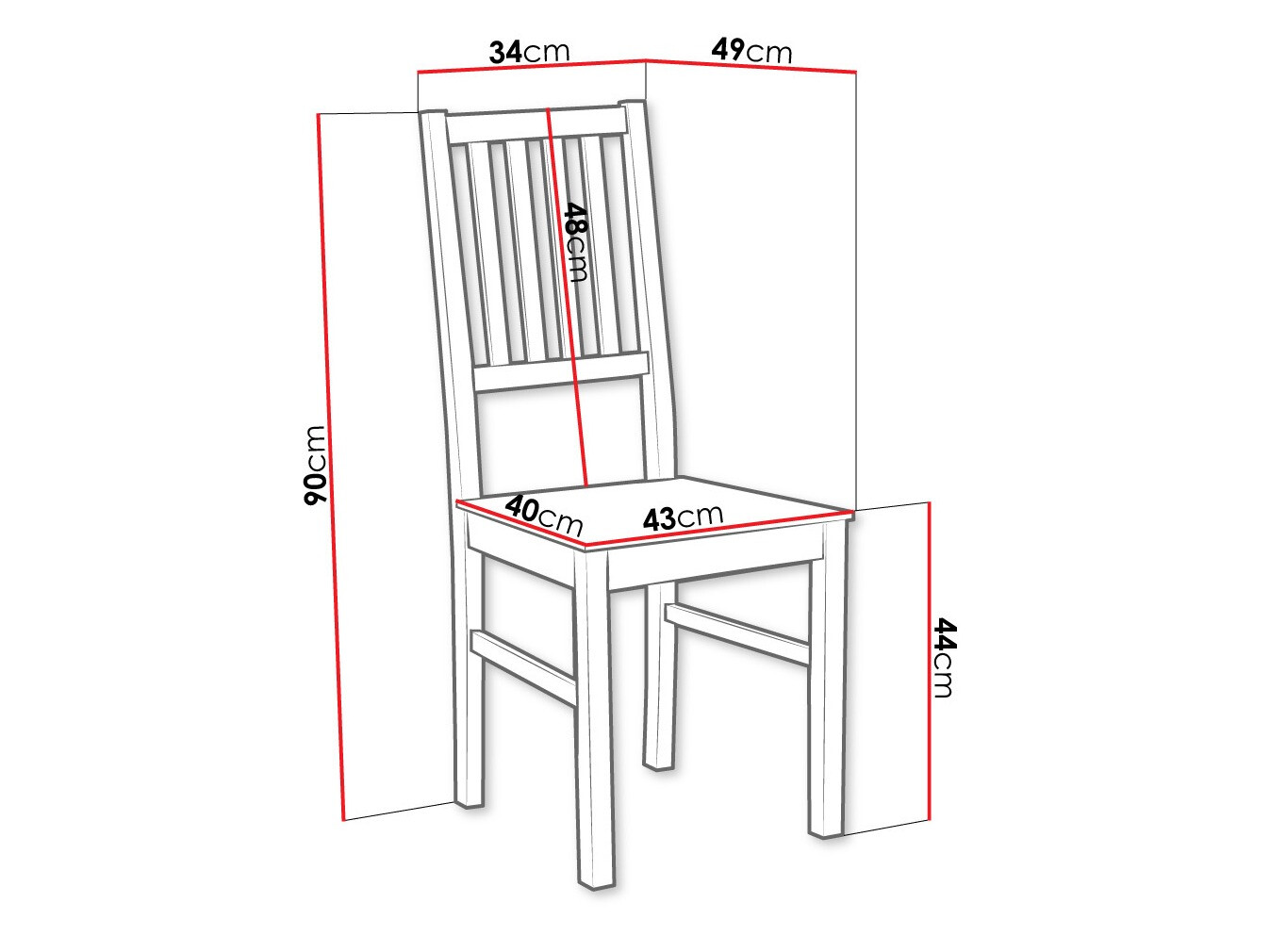 Stoel Victorville 135 (Sonoma eik)