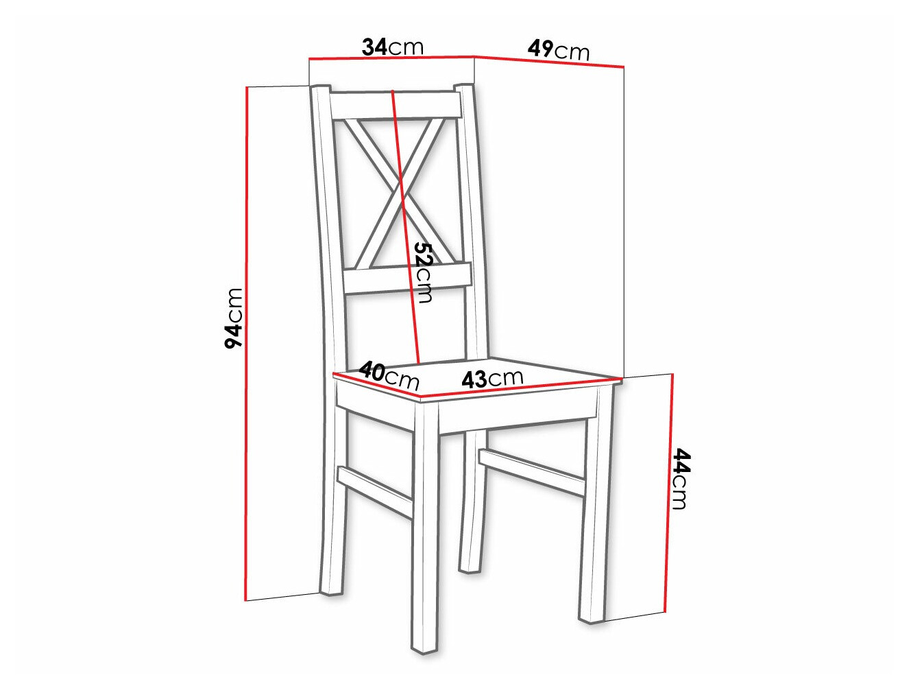 Stoel Victorville 137 (Wit)