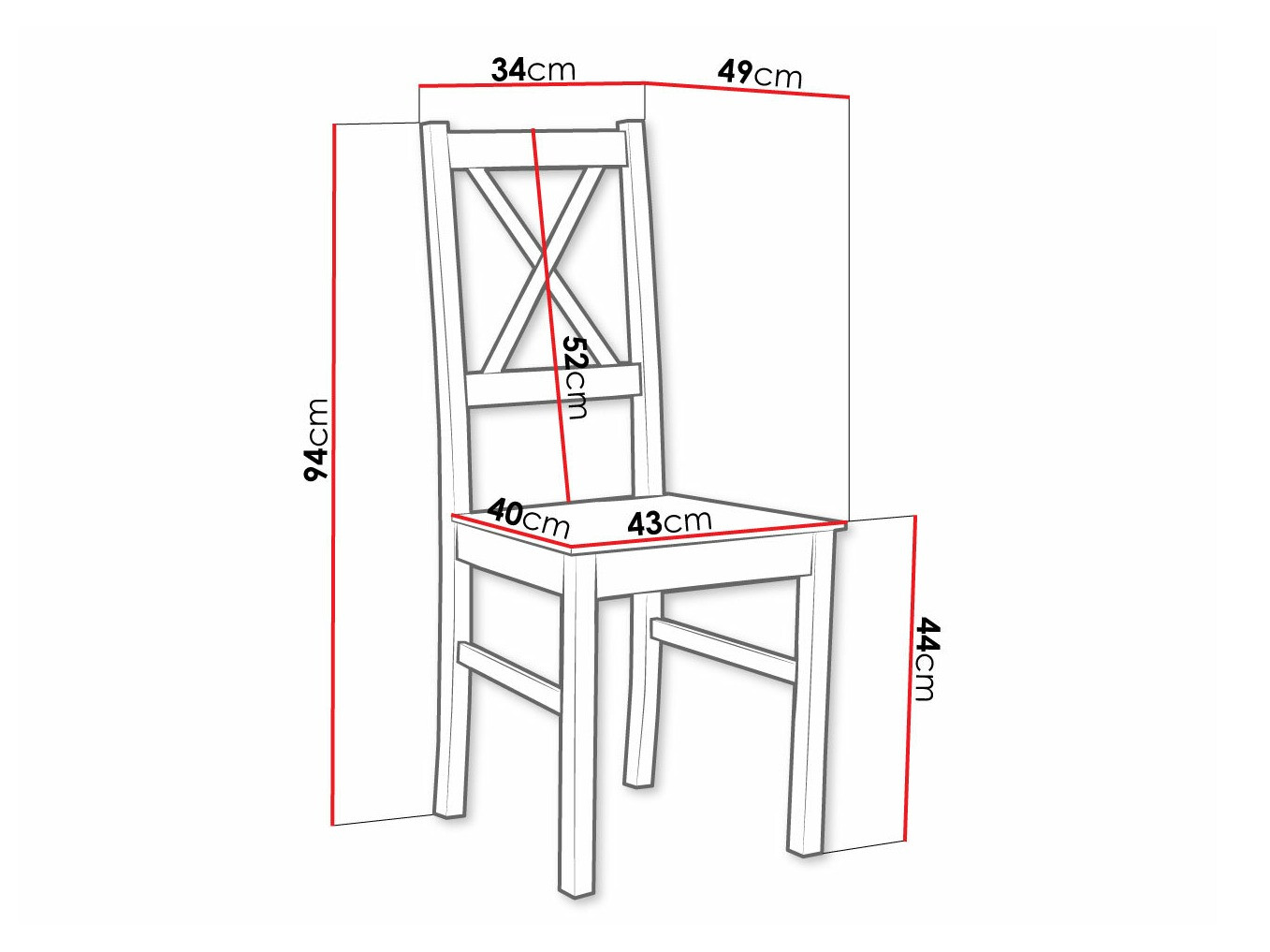 Stoel Victorville 137 (Zwart)