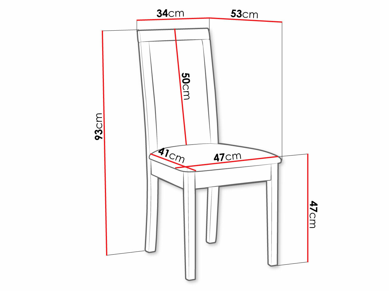 Stoel Victorville 343 (Sonoma eik)