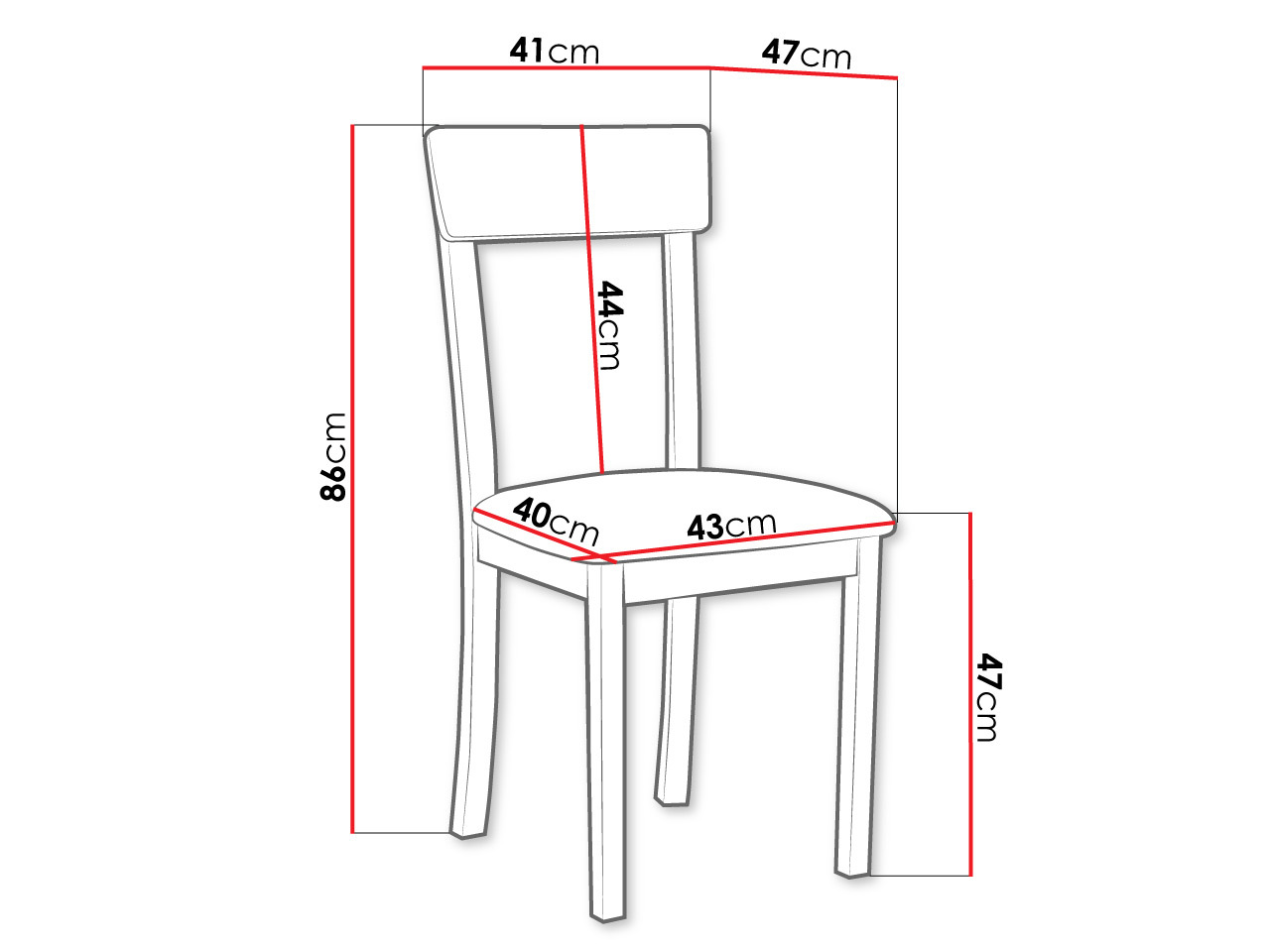 Stoel Victorville 352 (Zwart)