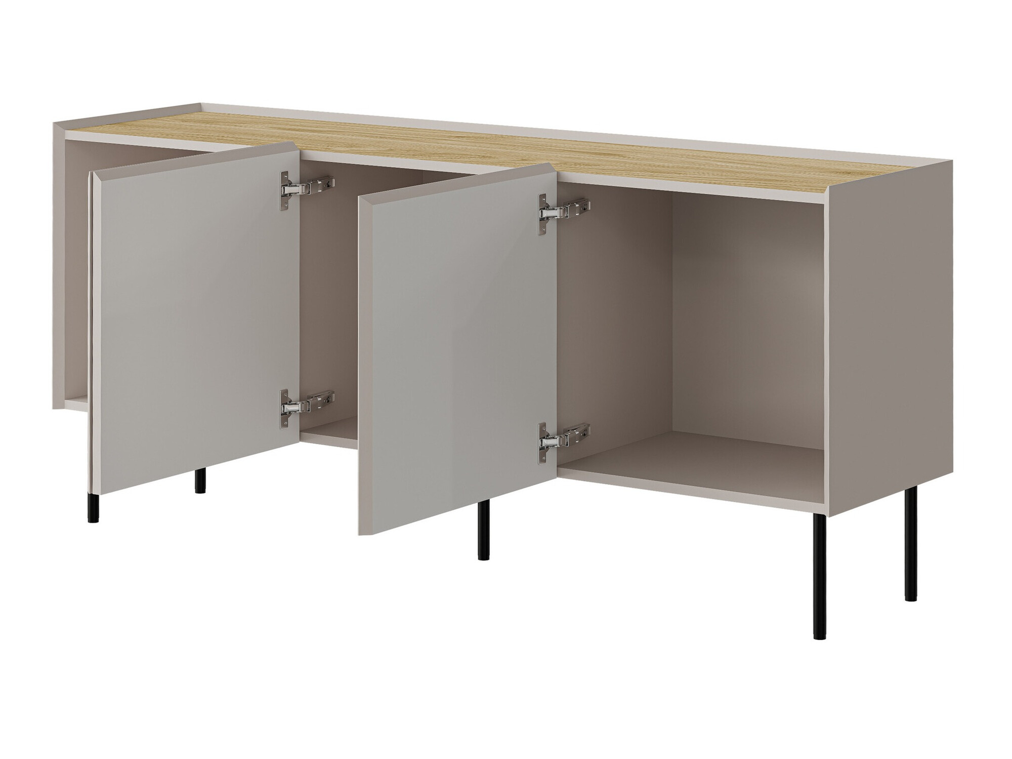 Dressoir Melbela 104 (Kasjmier + Eiken)