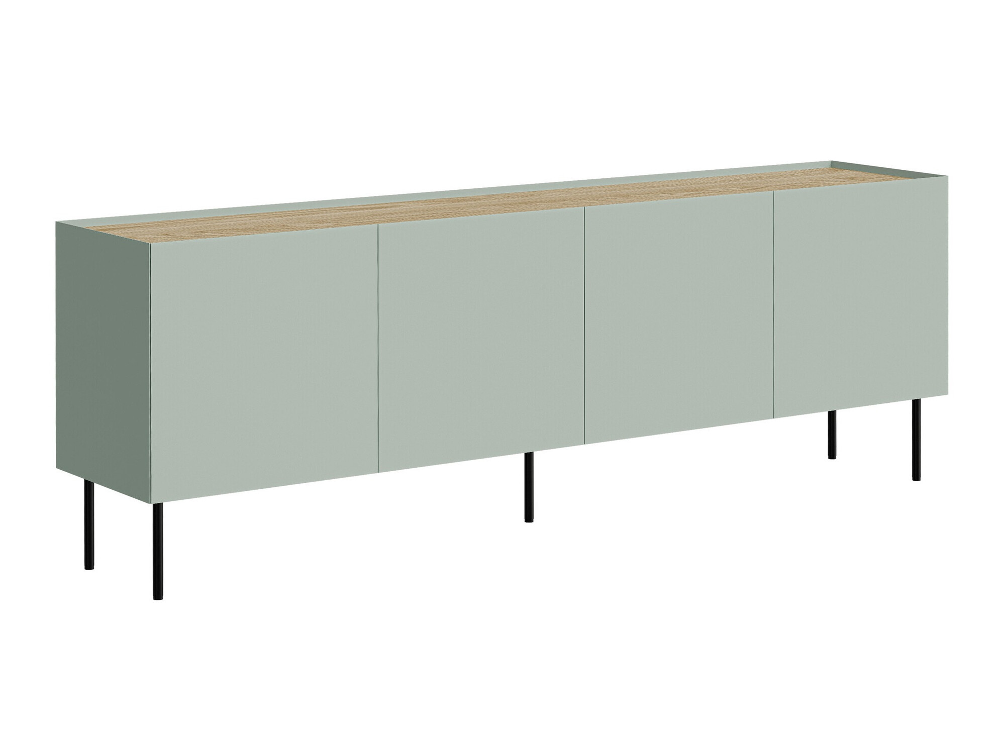 Dressoir Melbela 105 (Licht olijfboom + Eiken)