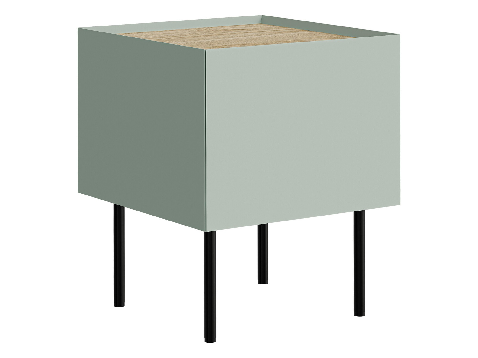 Een set nachtkastjes Melbela 108 (Licht olijfboom + Eiken)