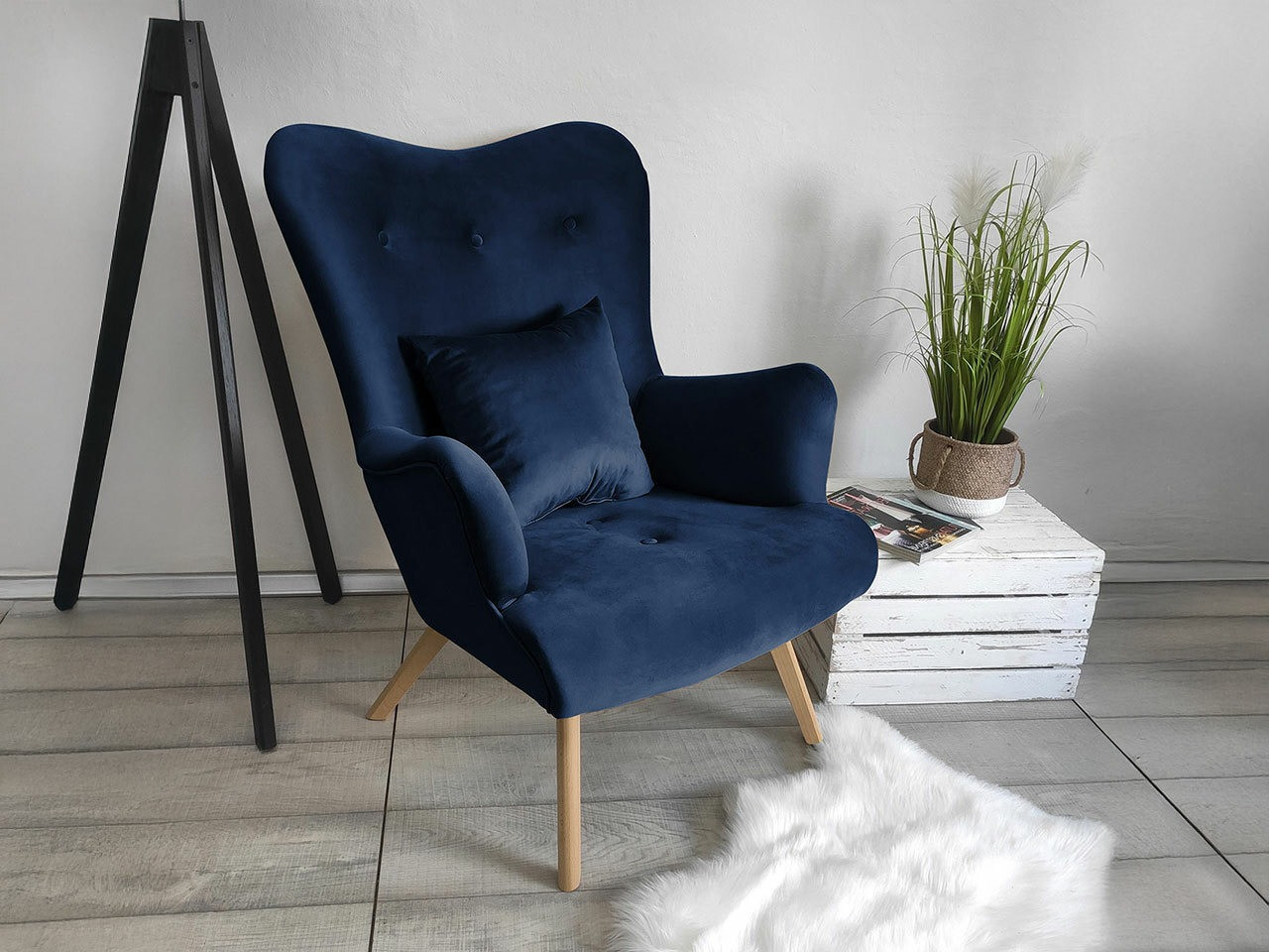 Fauteuil Clovis 102 (Magic Velvet 2216)