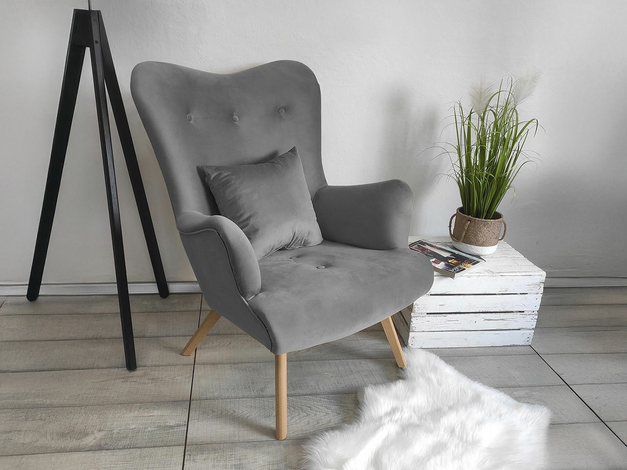 Fauteuil Clovis 102 (Magic Velvet 2217)