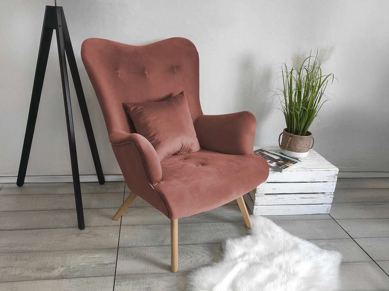 Fauteuil Clovis 102 (Magic Velvet 2258)