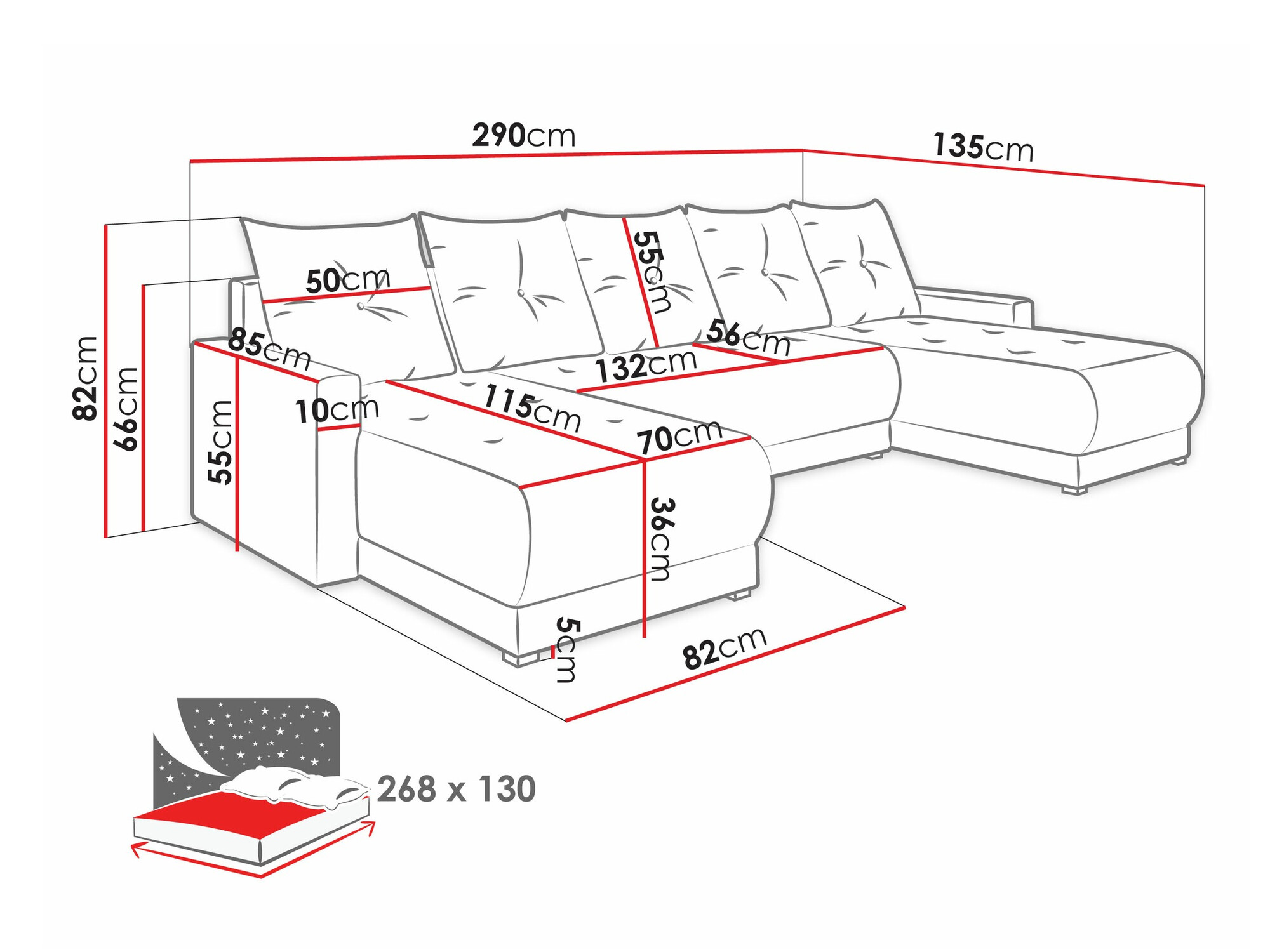 Hoekbank Memphis 106 (Lux 29 Strona)