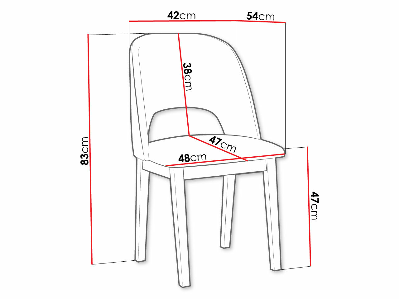 Stoel Victorville 333 (Wit)