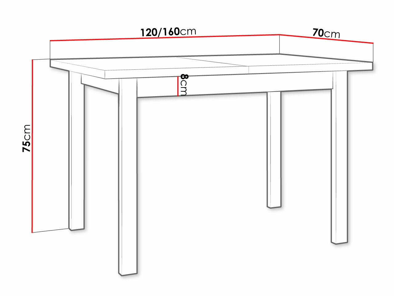 Tafel Victorville 111 (Sonoma eik)
