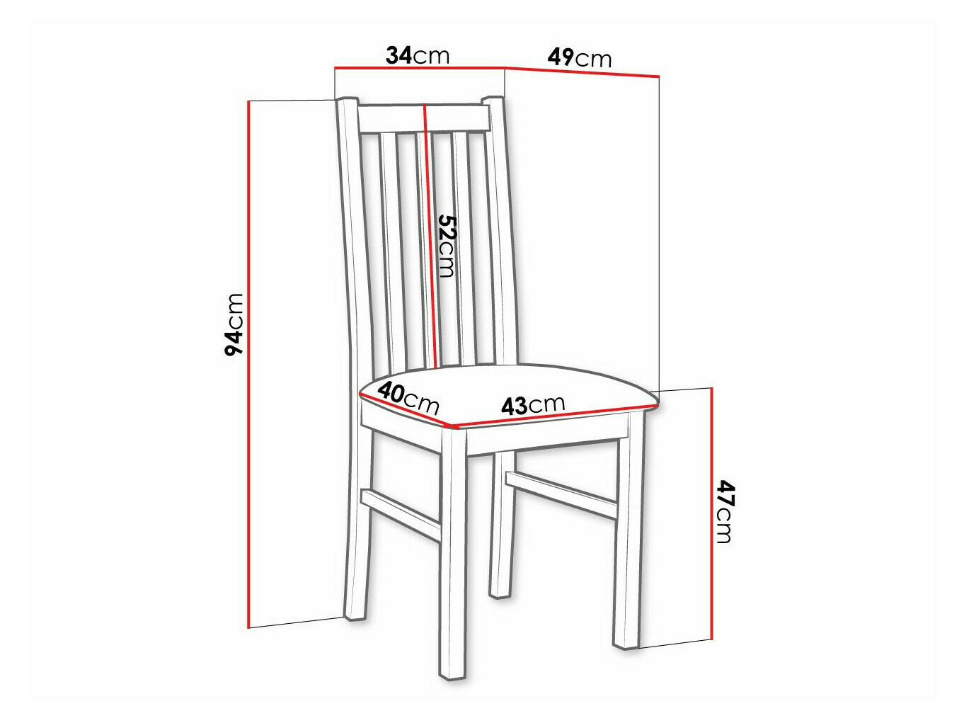 Stoel Victorville 141 (Zwart)