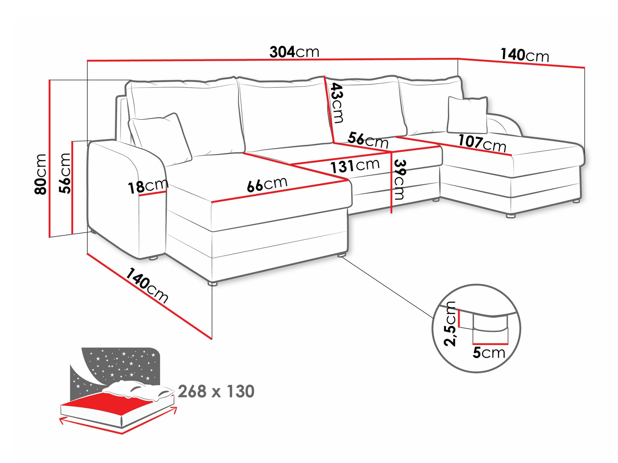 Hoekbank Comfivo 297 (Lux 06 + Lux 05)