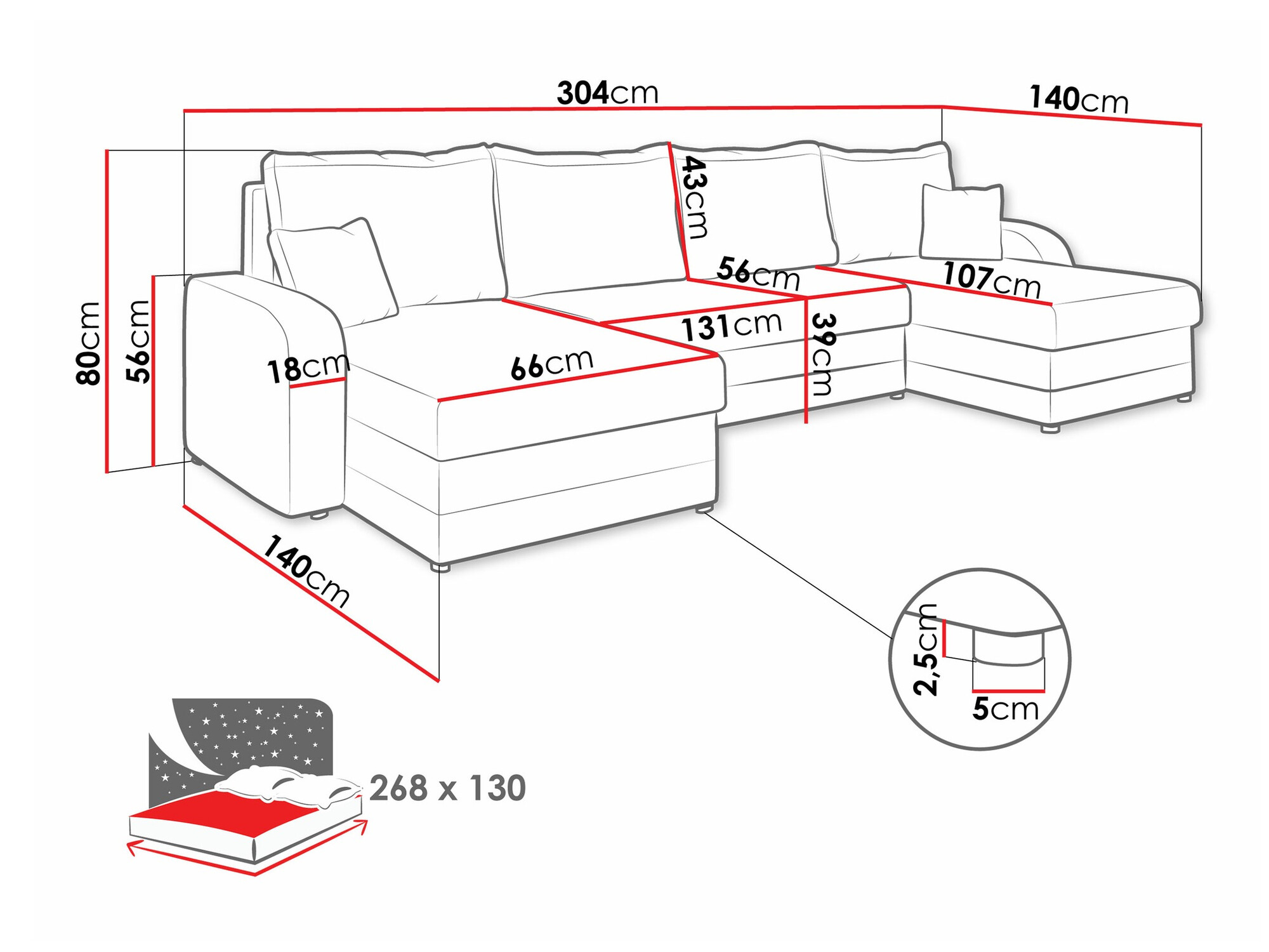 Hoekbank Comfivo 297 (Tatum 272 + Uttario Velvet 2979)