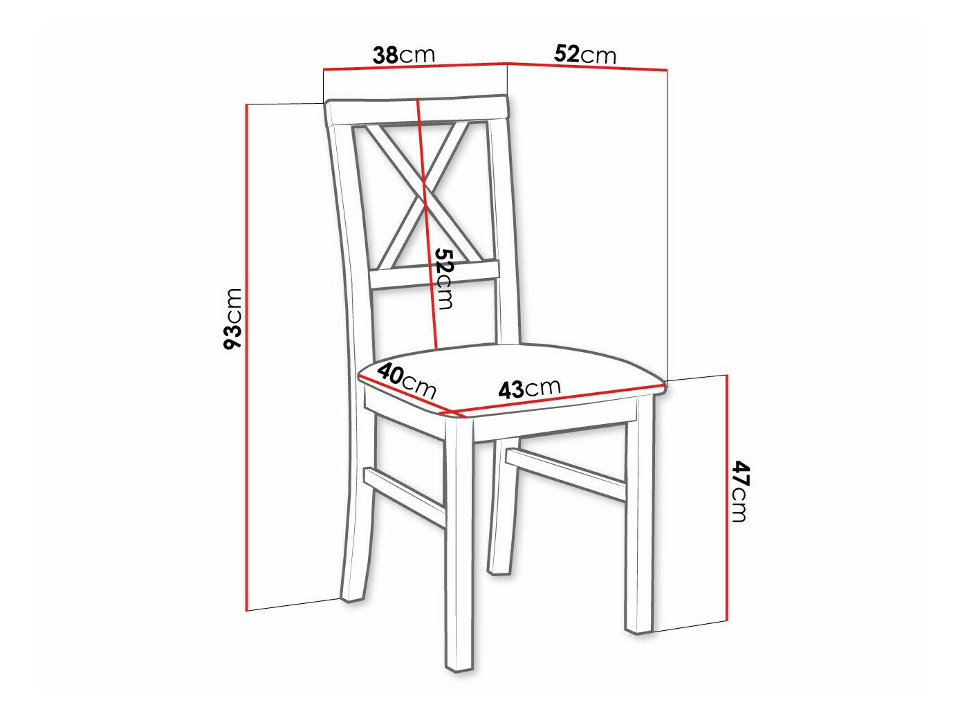 Stoel Victorville 156 (Wit)