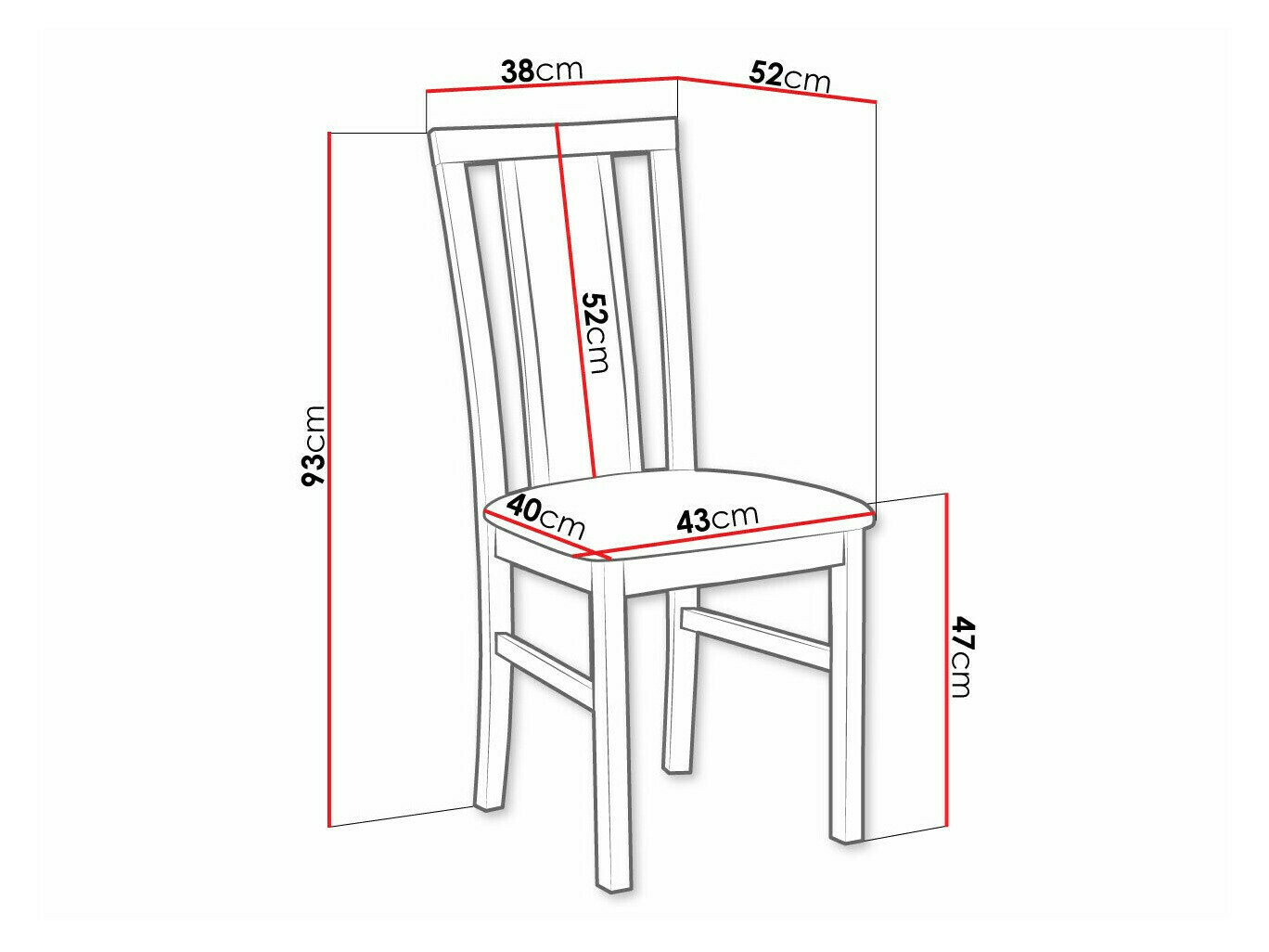 Stoel Victorville 157 (Wit)