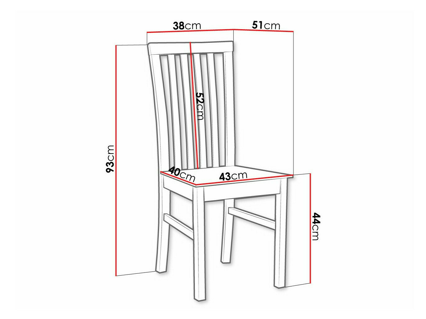Stoel Victorville 159 (Zwart)