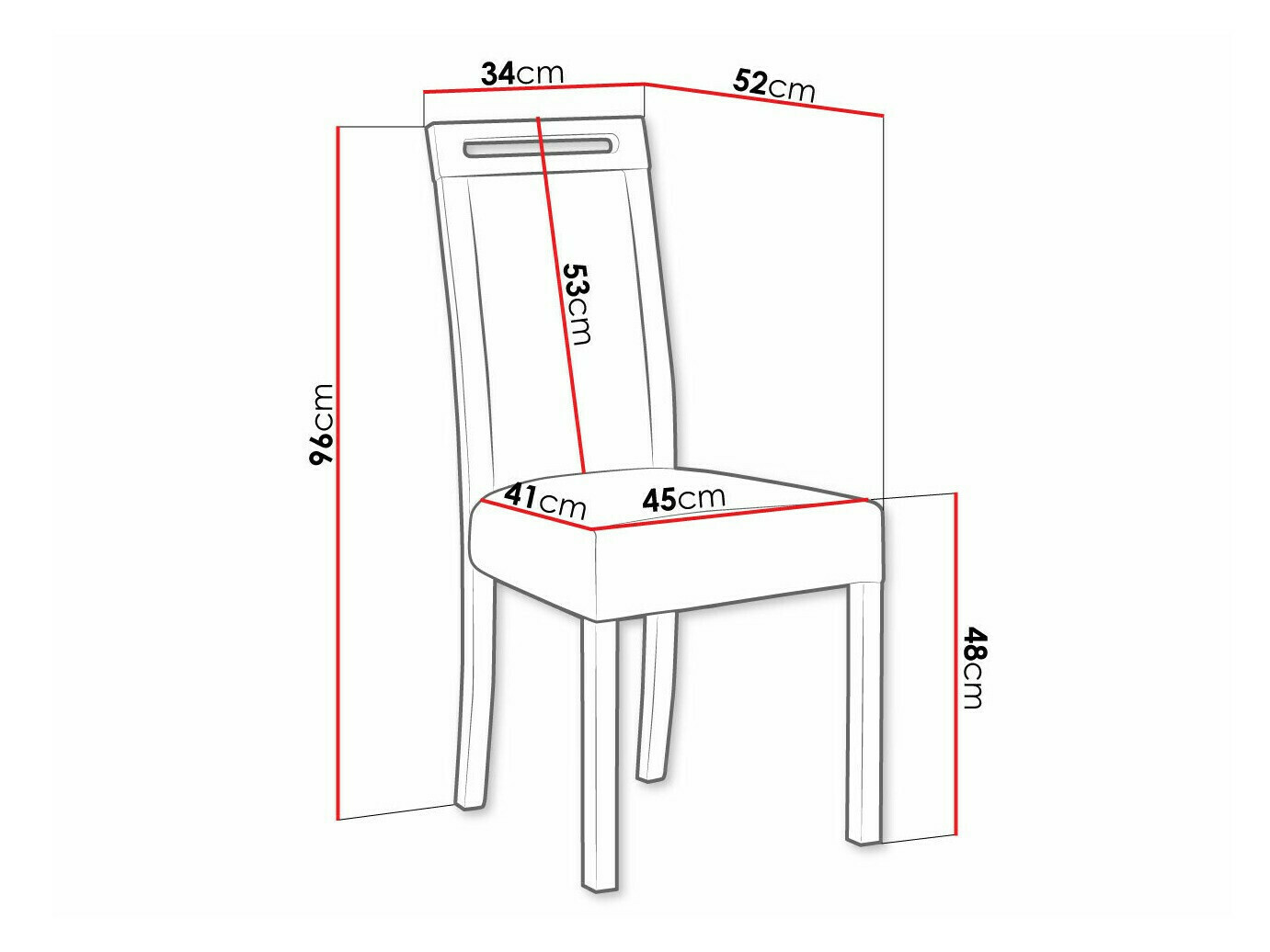 Stoel Victorville 162 (Wit)