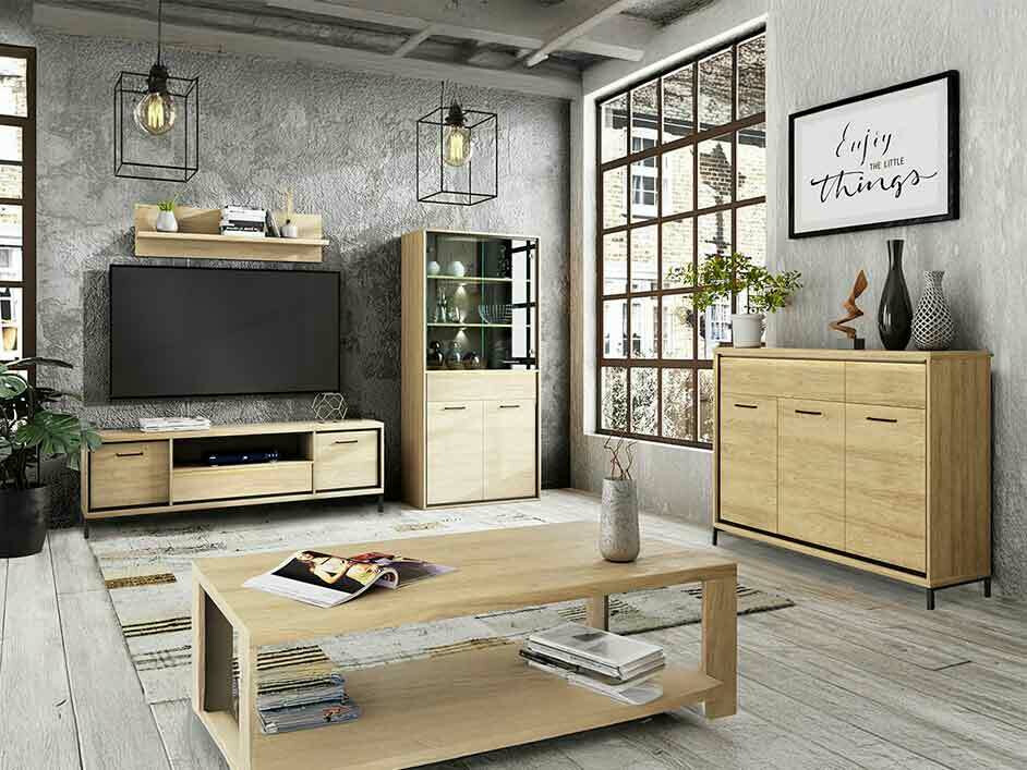 Woonkamerset Etrmoni 118 (Licht hout)