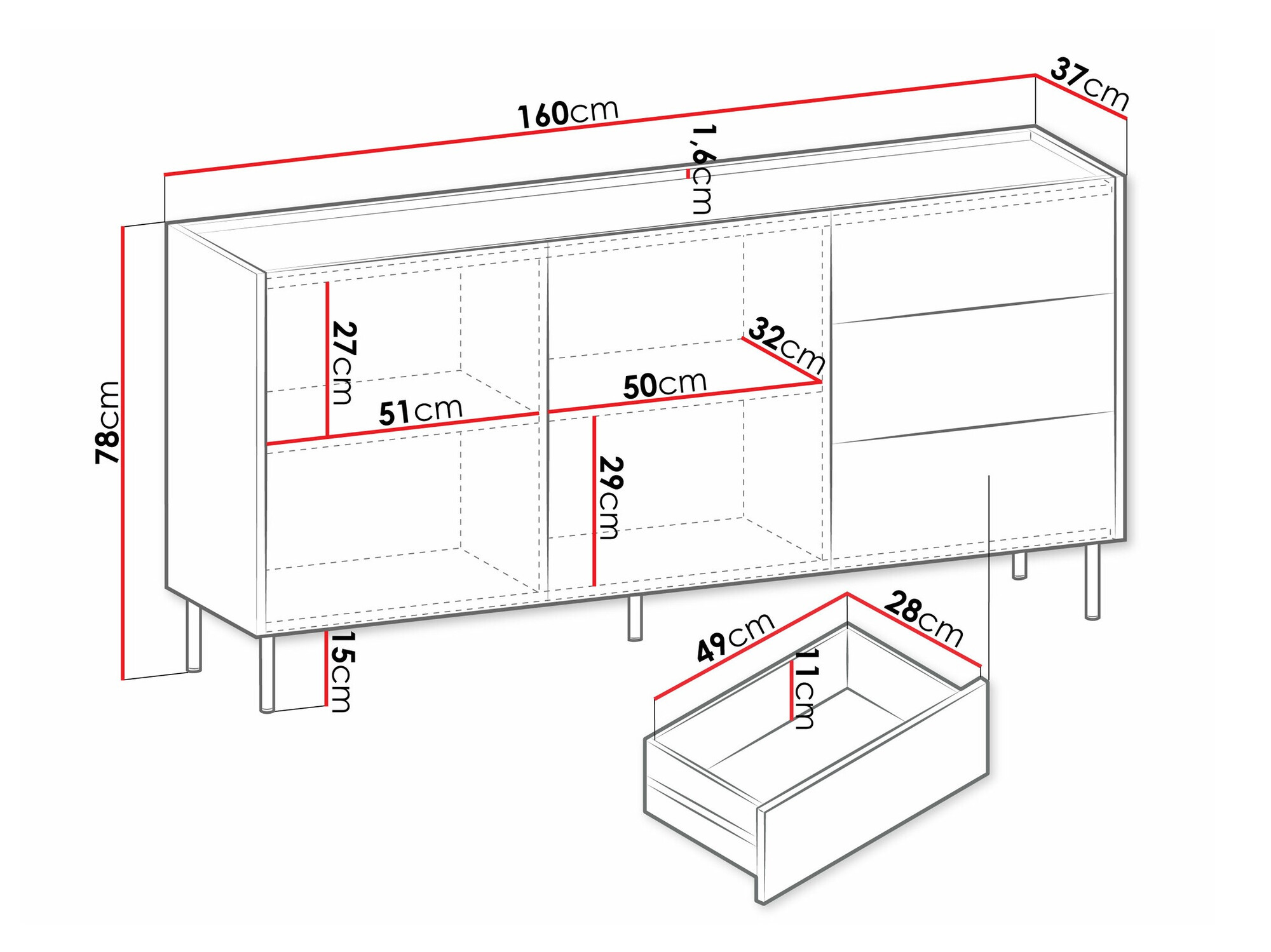Ladekast Comfivo Belviro