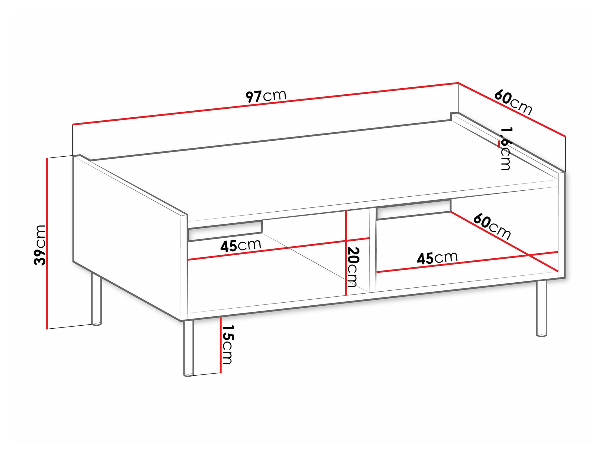 Salontafel Comfivo Belviro 102