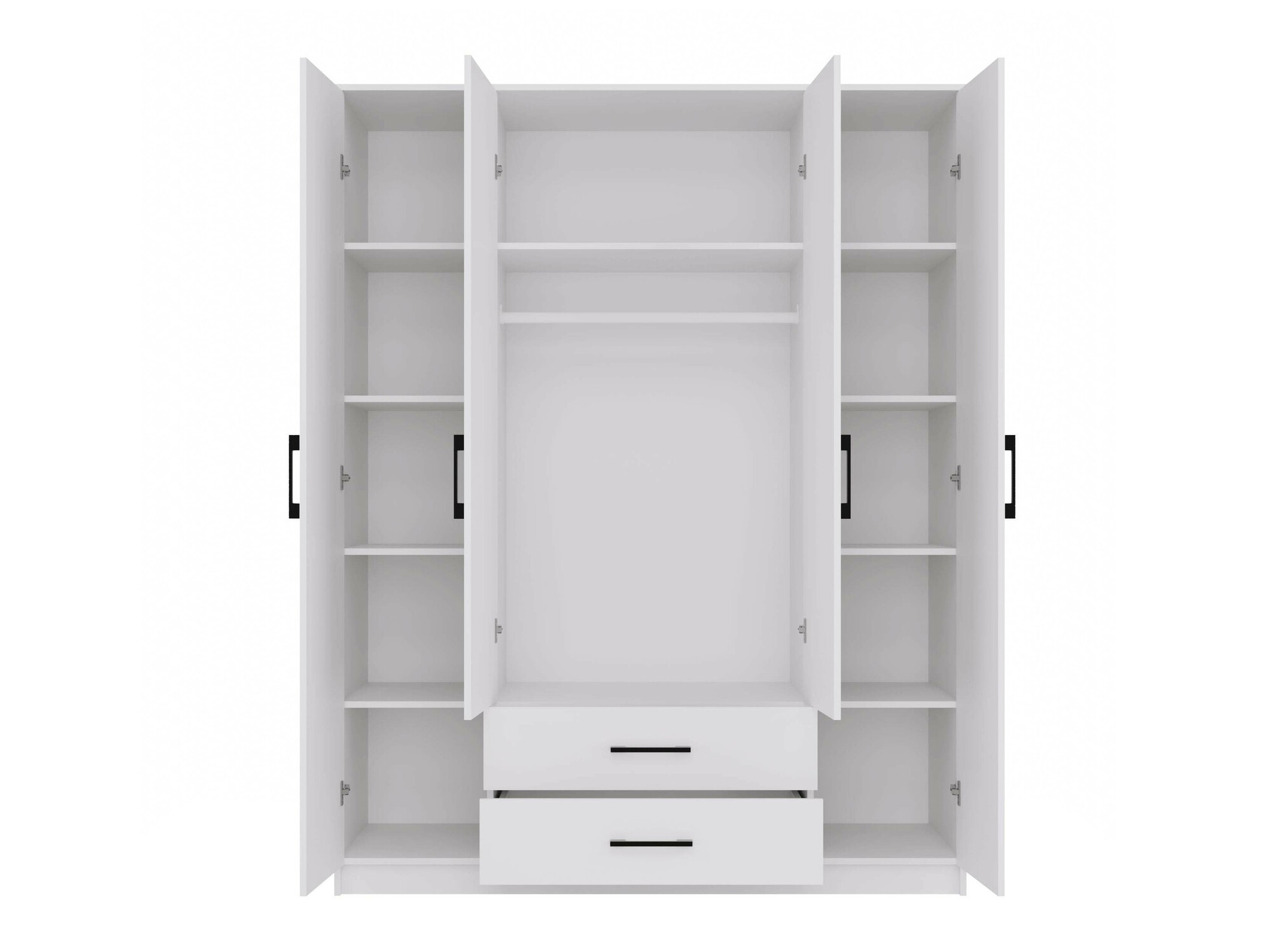 Kledingkast Mandeville 117 (Wit)