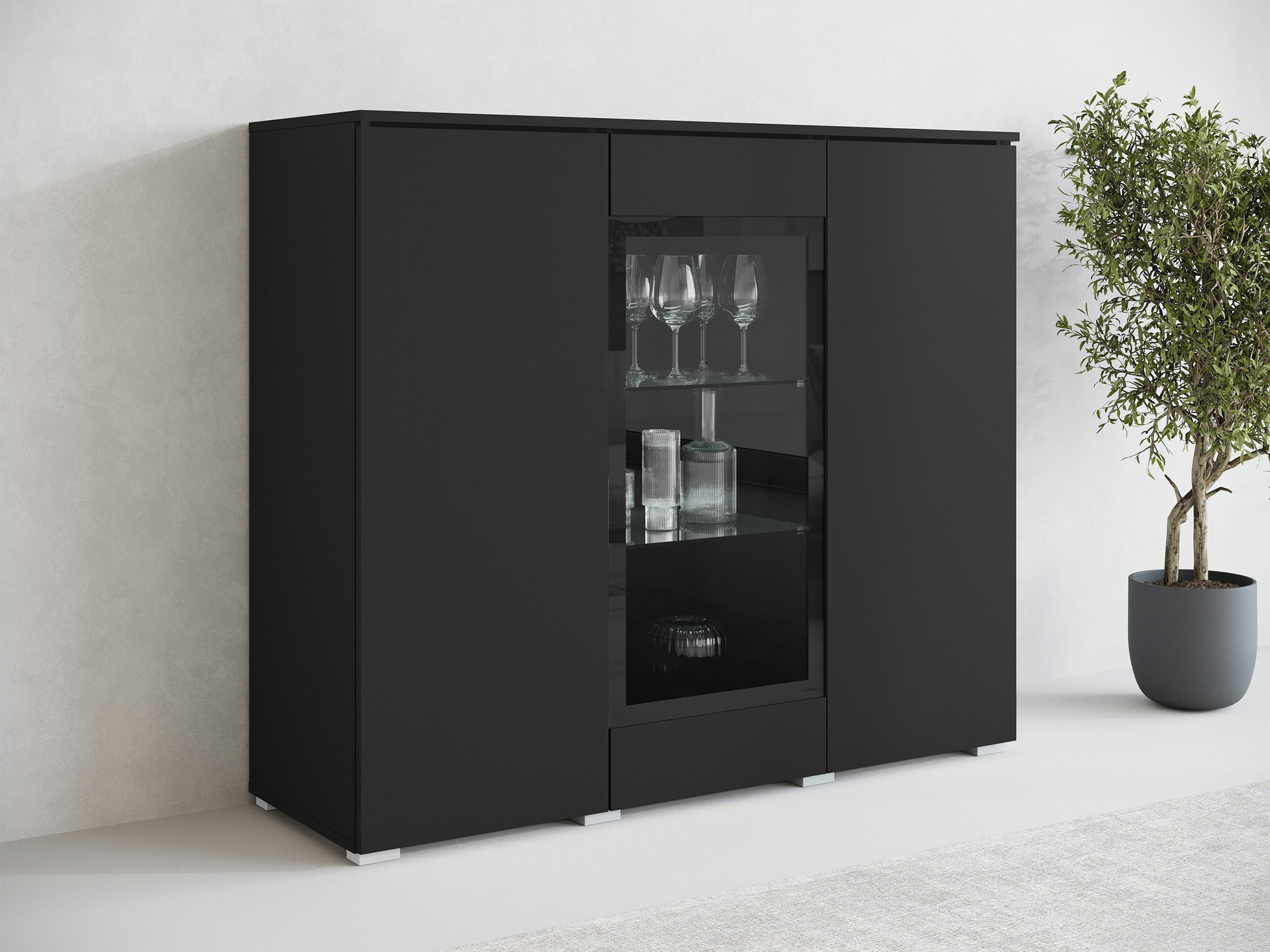 Dressoir Sarasota 186 (Grafiet)