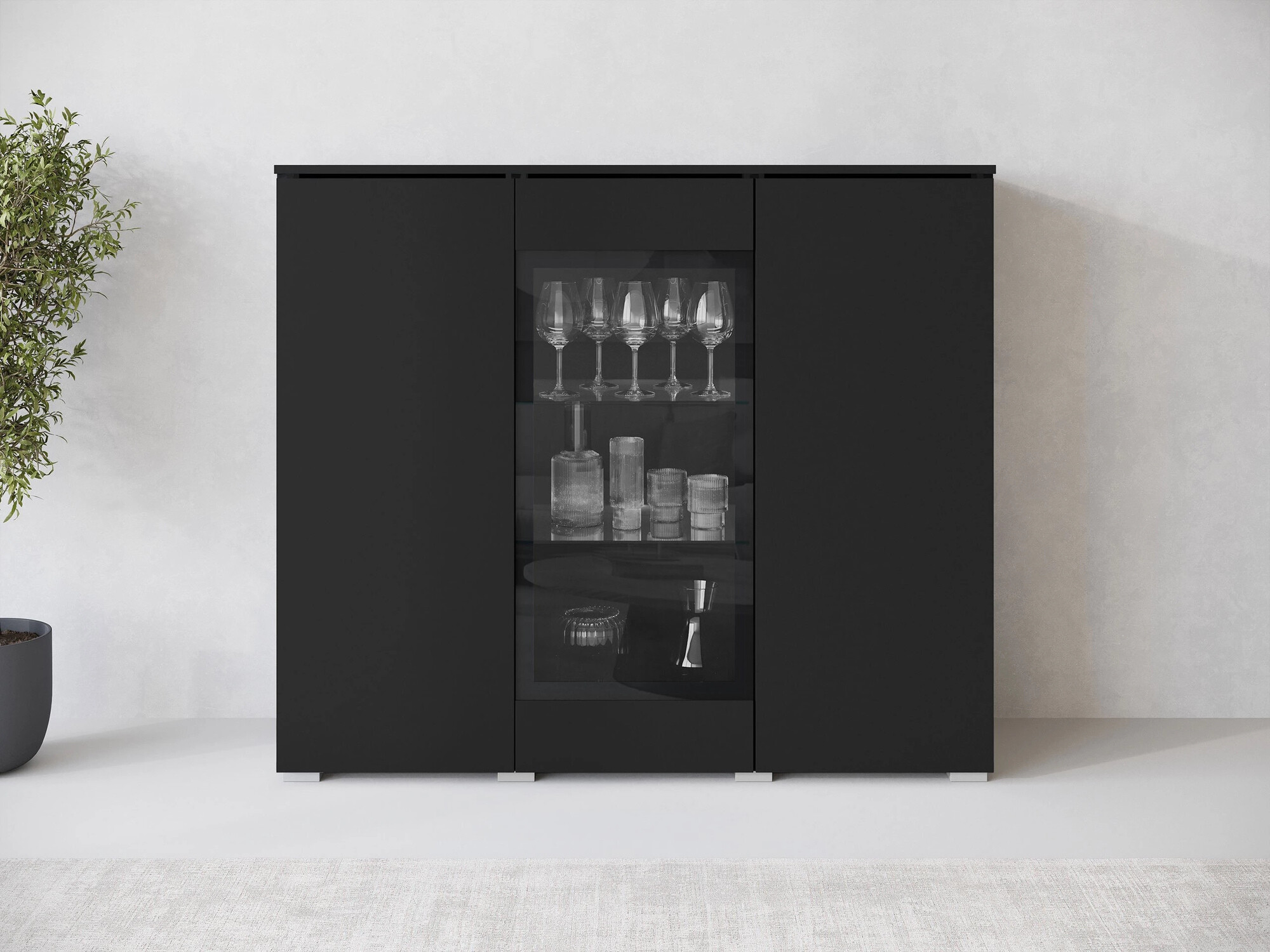 Dressoir Sarasota 186 (Grafiet)