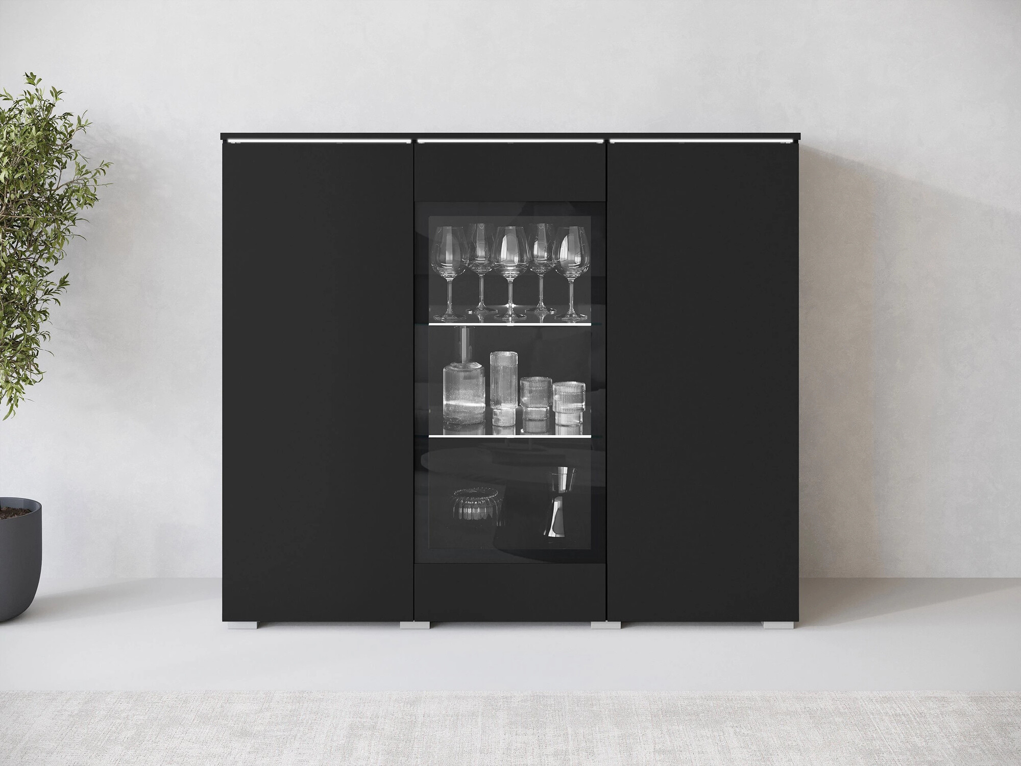 Dressoir Sarasota 186 (Grafiet)