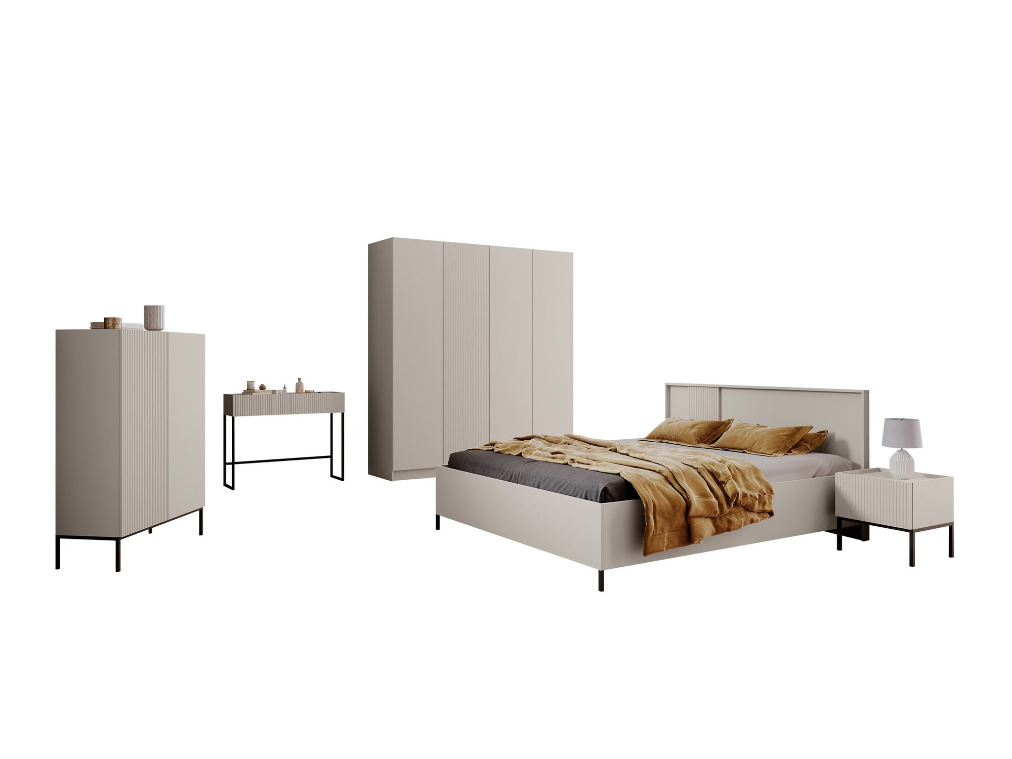 Slaapkamer set Lunole 111 (Kasjmier)