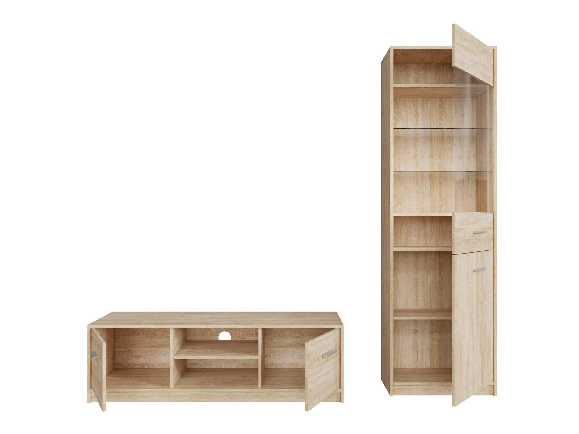 Woonkamerset Novsore 161 (Sonoma eik)