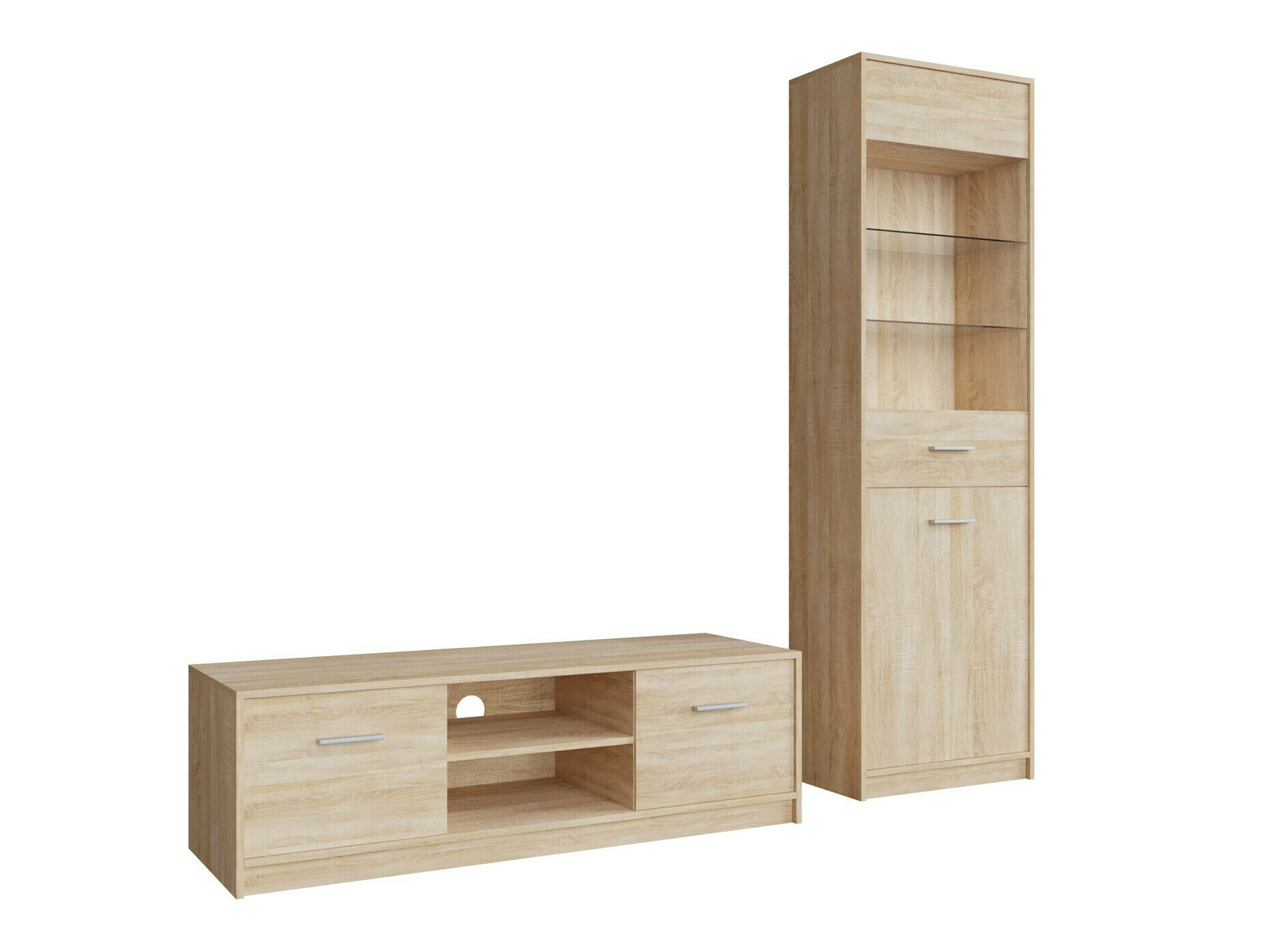 Woonkamerset Novsore 161 (Sonoma eik)