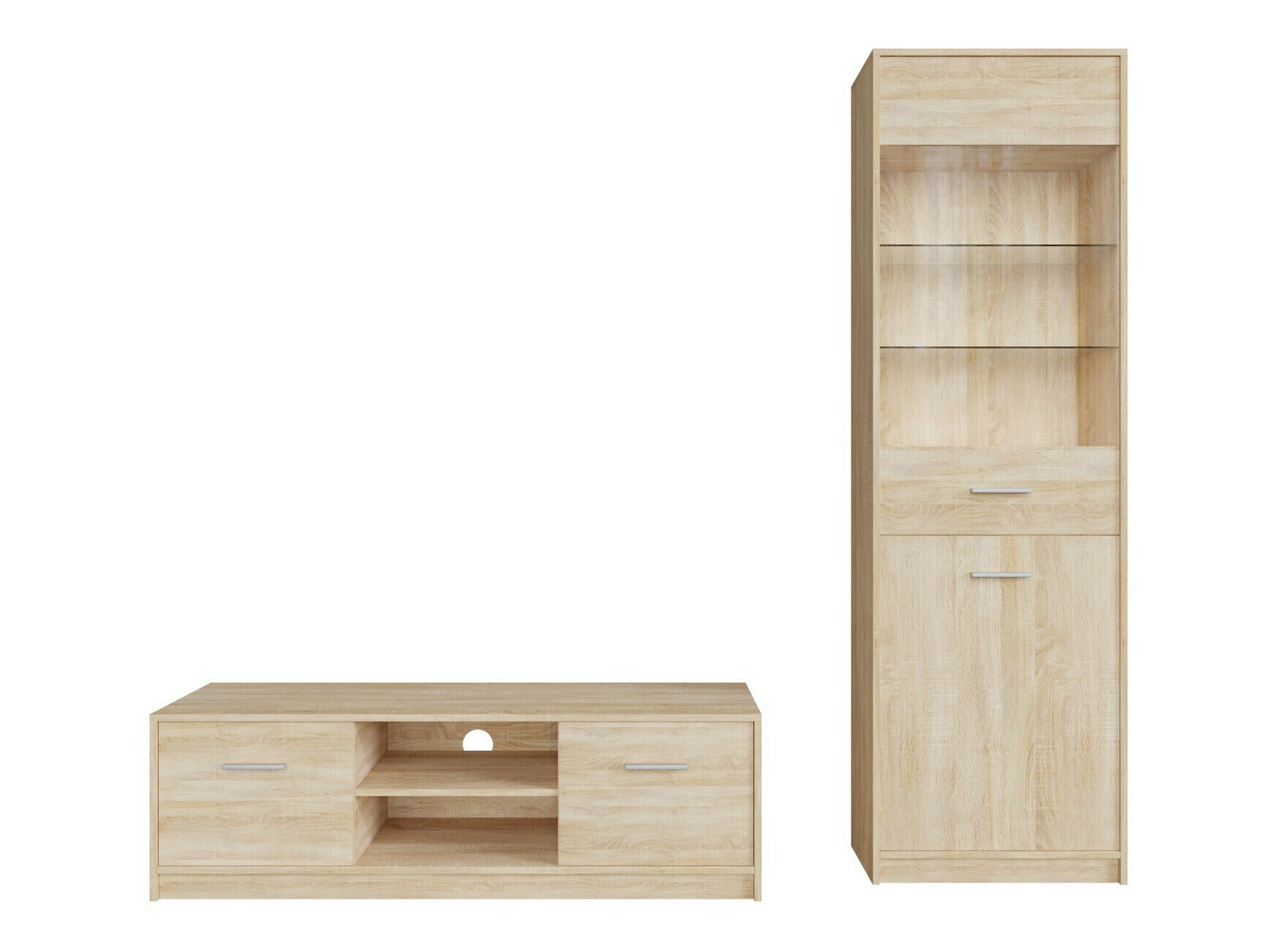 Woonkamerset Novsore 161 (Sonoma eik)