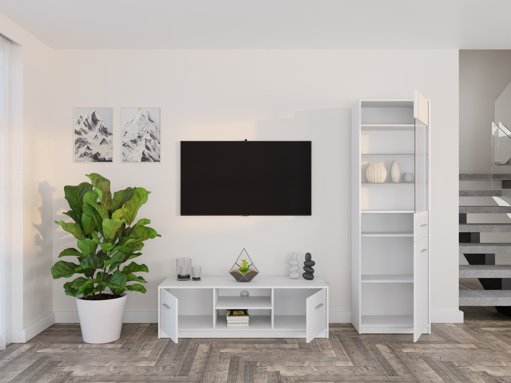 Woonkamerset Novsore 161 (Wit)