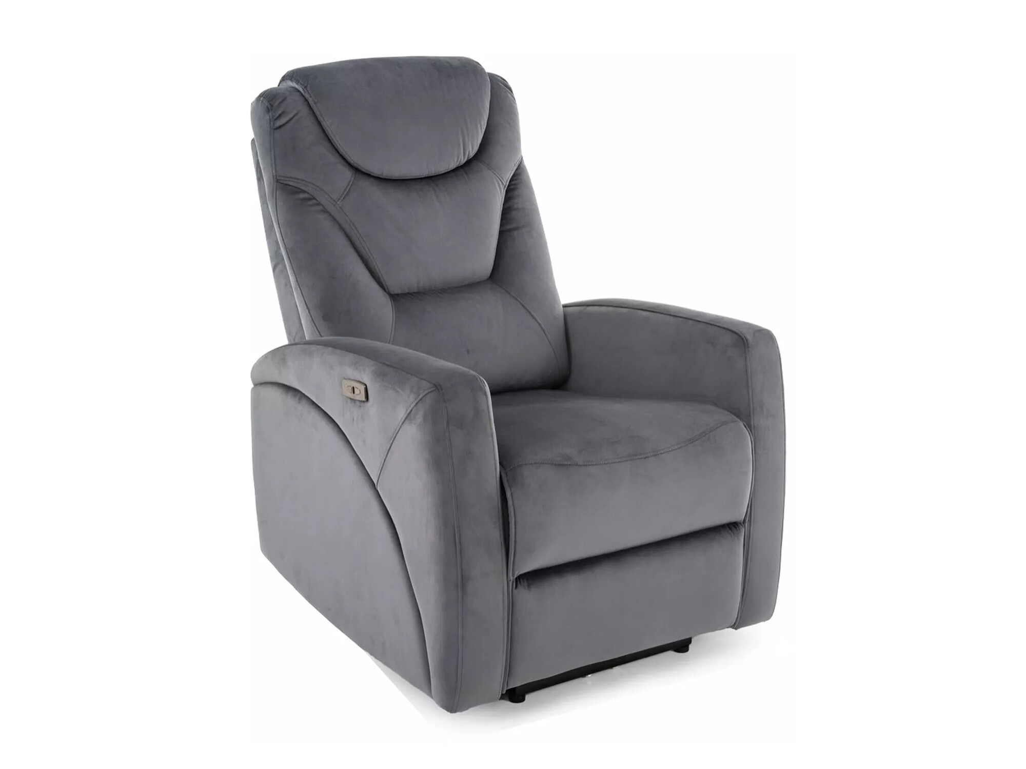 Relaxfauteuil Detroit 167 (Donkergrijs)