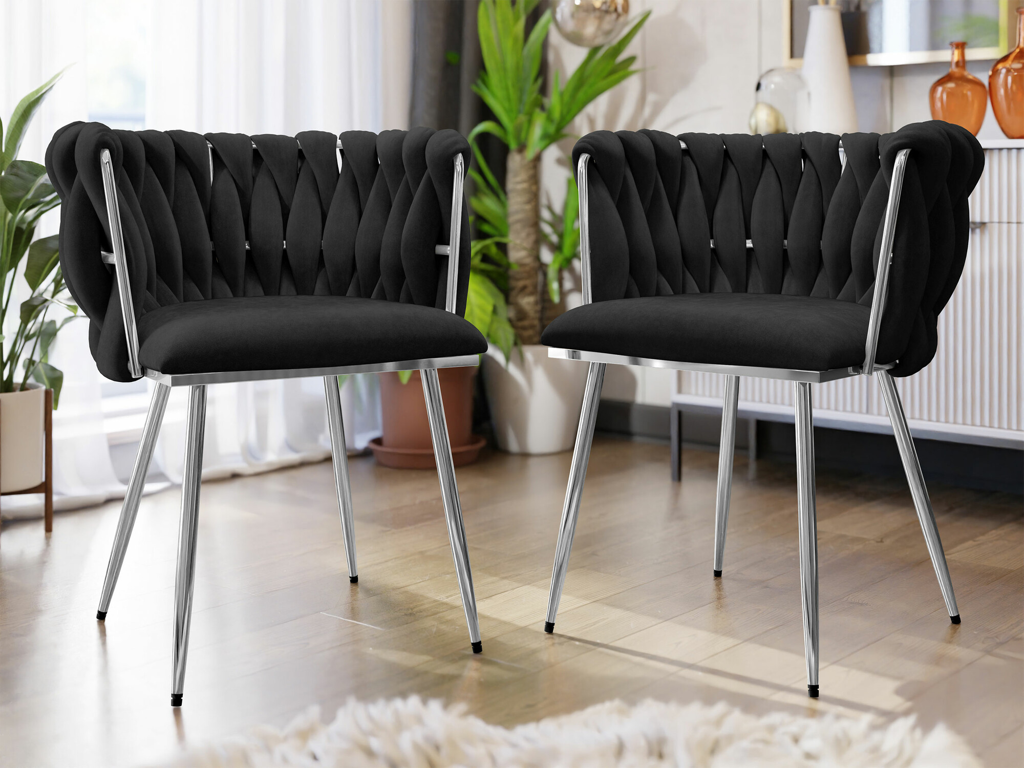 Stoel Comfivo 434 (Zilver + Zwart)